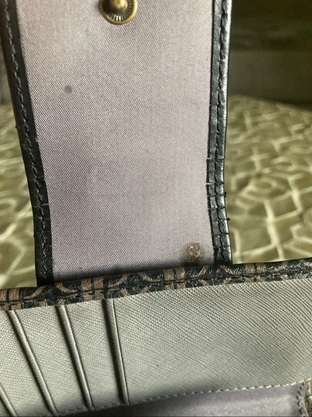 Fossil Madison multi-black/brown wallet